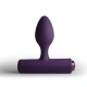 Plug anal vibrant Nova Solaris din silicon, mov