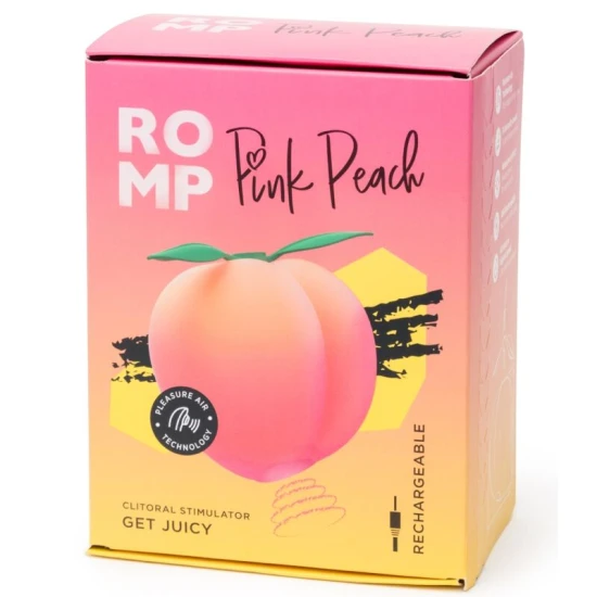 Vibrator clitoridian din silicon, roz piersică