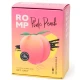Vibrator clitoridian din silicon, roz piersică