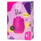 Stimulator clitoridian cu aspirație ROMP Rose din silicon, roz
