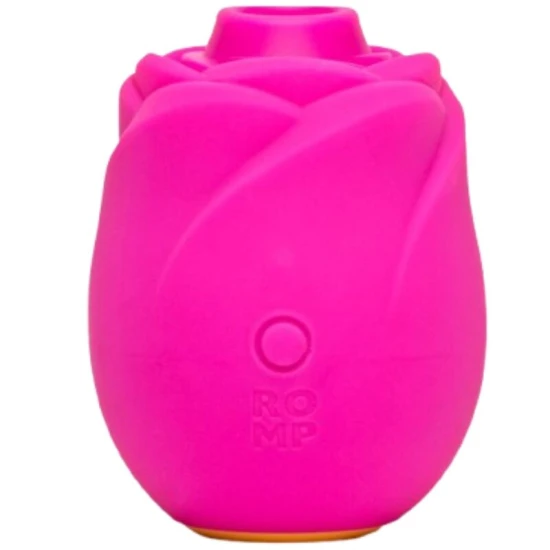 Stimulator clitoridian cu aspirație ROMP Rose din silicon, roz