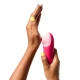 Vibrator wand Shine X din silicon, roz