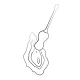 Vibrator G-spot ROMP Cello din silicon, turcoaz, telecomandă
