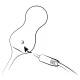 Vibrator G-spot ROMP Cello din silicon, turcoaz, telecomandă