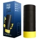 Masturbator masculin cu control al sucțiunii, 20 cm, negru
