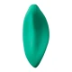 Vibrator clitoral ergonomic din silicon medical, verde aqua