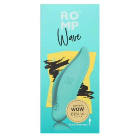 Vibrator clitoral ergonomic din silicon medical, verde aqua