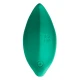 Vibrator clitoral ergonomic din silicon medical, verde aqua