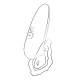 Vibrator clitoridian ROMP Switch din silicon, portocaliu