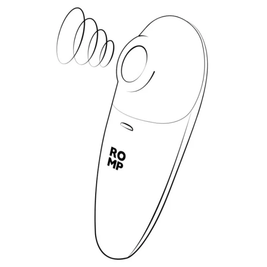 Vibrator clitoridian ROMP Switch din silicon, portocaliu