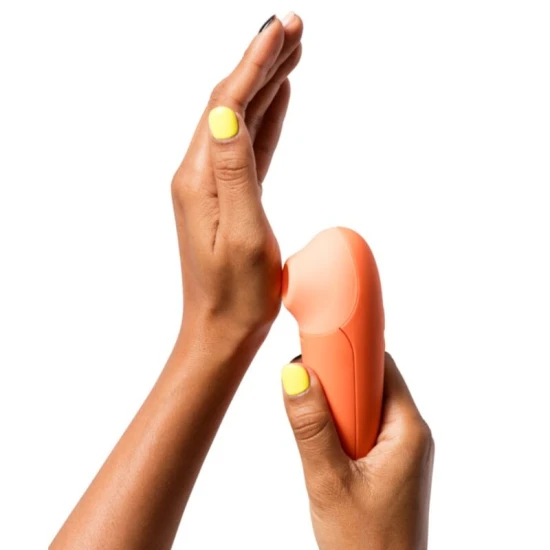 Vibrator clitoridian ROMP Switch din silicon, portocaliu
