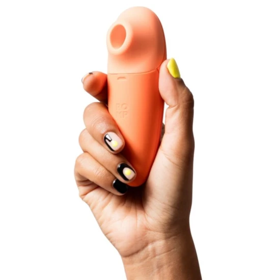 Vibrator clitoridian ROMP Switch din silicon, portocaliu