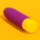 Vibrator bullet mini multifuncțional din silicon, violet
