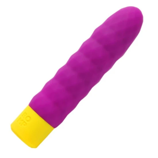 Vibrator bullet mini multifuncțional din silicon, violet