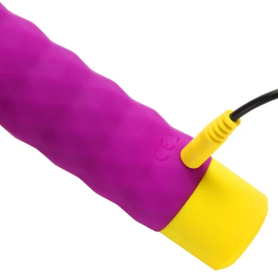 Vibrator bullet mini multifuncțional din silicon, violet