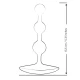 Mărgele anale flexibile din silicon, mov, 12,5 cm