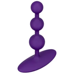 Mărgele anale flexibile din silicon, mov, 12,5 cm