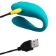 Inel vibrator pentru cupluri din silicon, turcoaz, Universal