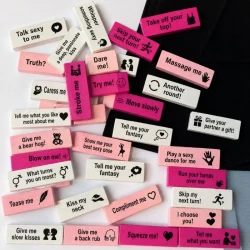Set joc erotic Love Blocks din lemn, multicolor, universal