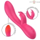 Stimulator rabbit cu încălzire din silicon, negru