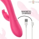 Stimulator rabbit cu încălzire din silicon, negru