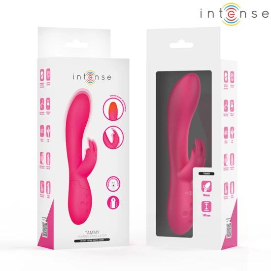 Stimulator rabbit cu încălzire din silicon, negru