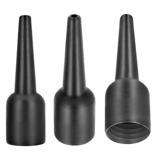 Aplicator lubrifiant anal din material body-safe, negru, S