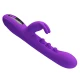 Vibrator Rabbit din silicon, mov, cu stimulare prin tapotare