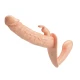 Harnasament Strap-On cu Dublă Penetrare din TPE, Flesh