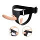 Harnasament Strap-On cu Dublă Penetrare din TPE, Flesh