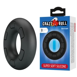 Inel penian din silicon ultra-moale, negru
