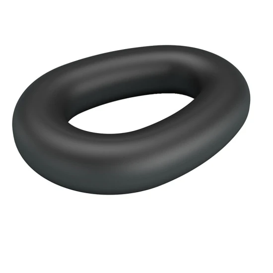 Inel penis din silicon, negru