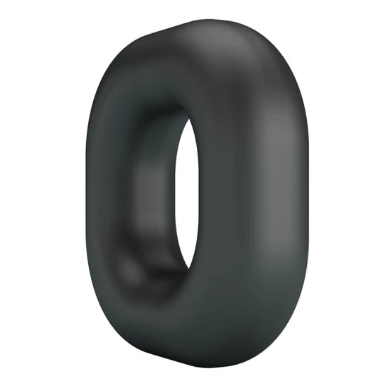 Inel penis din silicon, negru