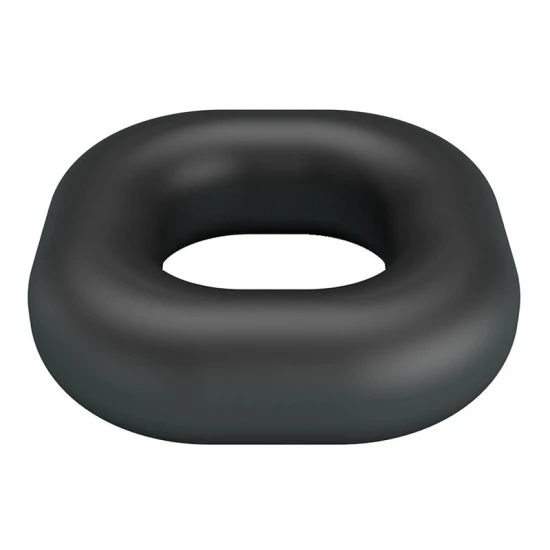Inel penis din silicon, negru