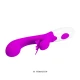Vibrator Rabbit Butterfly Kiss din silicon, mov
