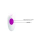 Vibrator Rabbit Butterfly Kiss din silicon, mov