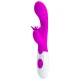 Vibrator Rabbit Butterfly Kiss din silicon, mov