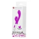 Vibrator Rabbit Butterfly Kiss din silicon, mov