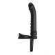 Vibrator anal cu inel și vibrații, silicon, negru