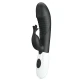 Vibrator Rabbit 30 funcții din silicon, negru