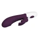 Vibrator Rabbit din silicon, mov, 30 funcții