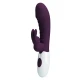 Vibrator Rabbit din silicon, mov, 30 funcții
