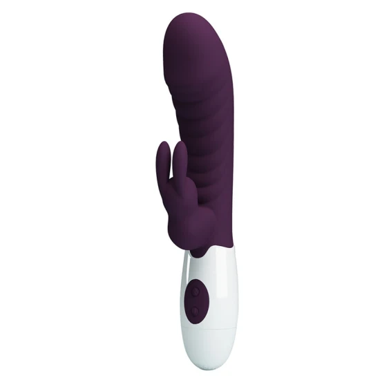 Vibrator Rabbit din silicon, mov, 30 funcții