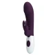 Vibrator Rabbit din silicon, mov, 30 funcții