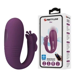 Vibrator ou cu thrusting din silicon, mov, control app