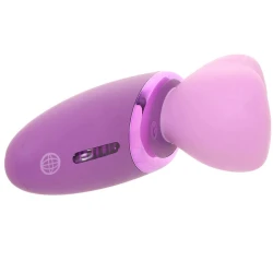 Stimulator clitoridian cu vibrații din silicon, mov