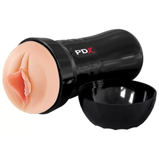 Masturbator realist auto-lubrifiant din material moale, 16,5 cm