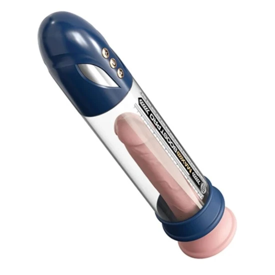 Pompă vacuum automată pentru bărbați, albastră, 30,5 cm