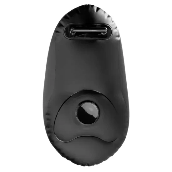 Scaun erotic gonflabil cu dildo, negru, 69,2 cm
