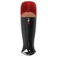 Masturbator automat vibrant XL din material texturat, maro, 34.9 cm